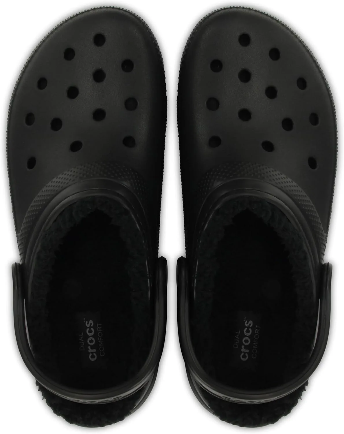 Сабо Crocs Classic Lined, черный — фото 3