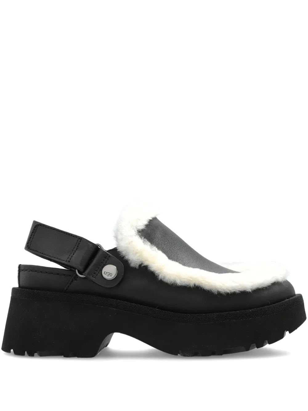 Мюли Esmee с отделкой из меха и каблуком 51 мм Ugg, черный