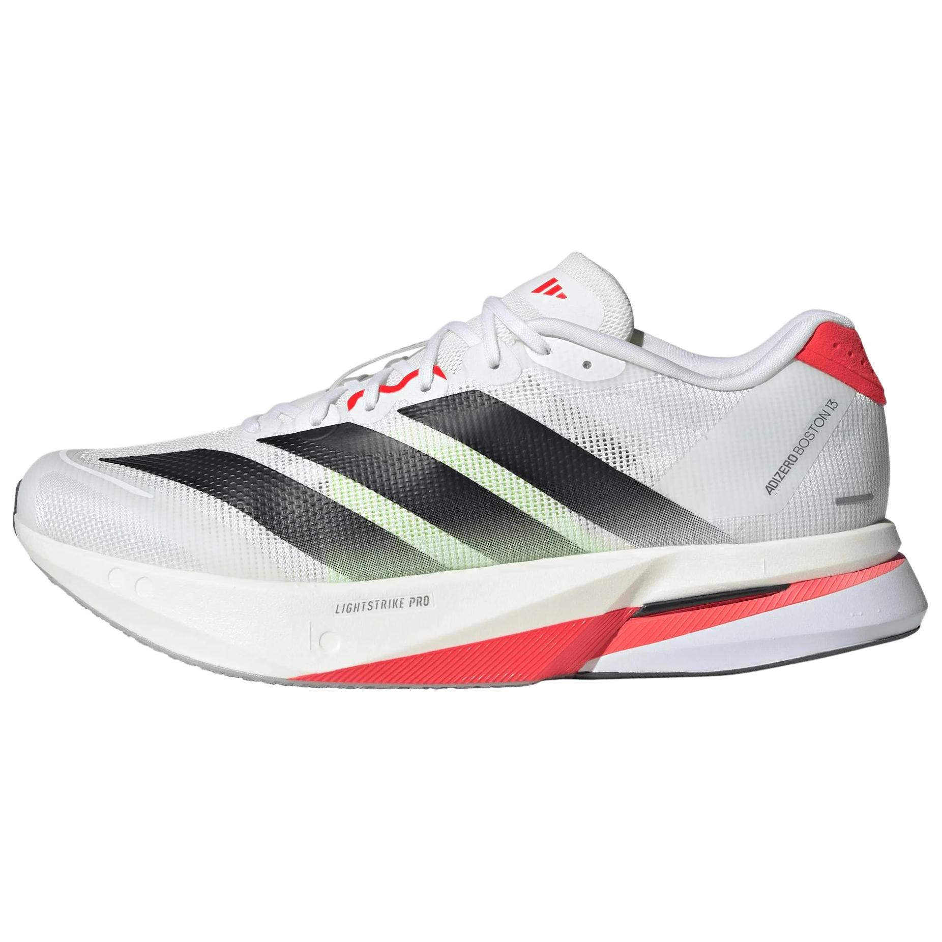 

Adidas Кроссовки Adizero Boston 13 'White Black Lucid Red'
