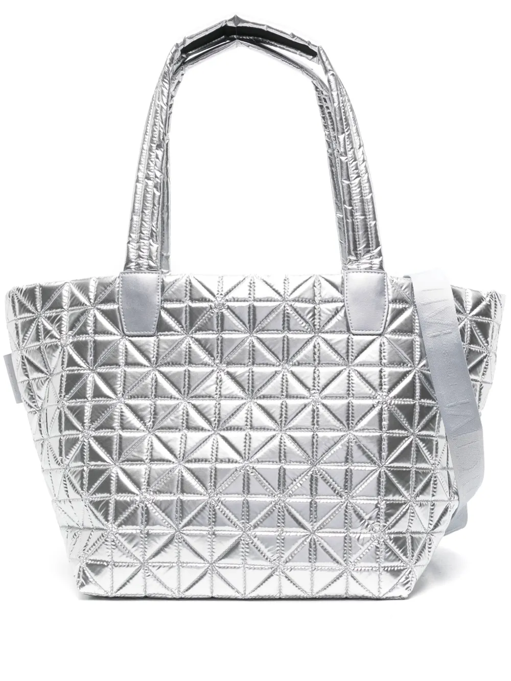 

Сумка-тоут Vee среднего размера с эффектом металлик Veecollective, металлик