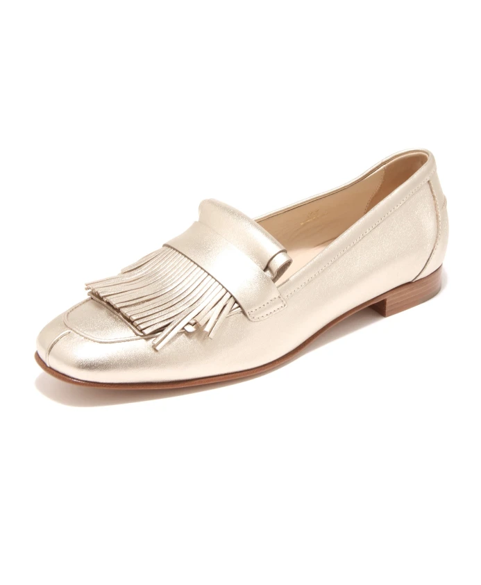 Лоферы с бахромой, изготовленные в Италии. Tod'S, желтый