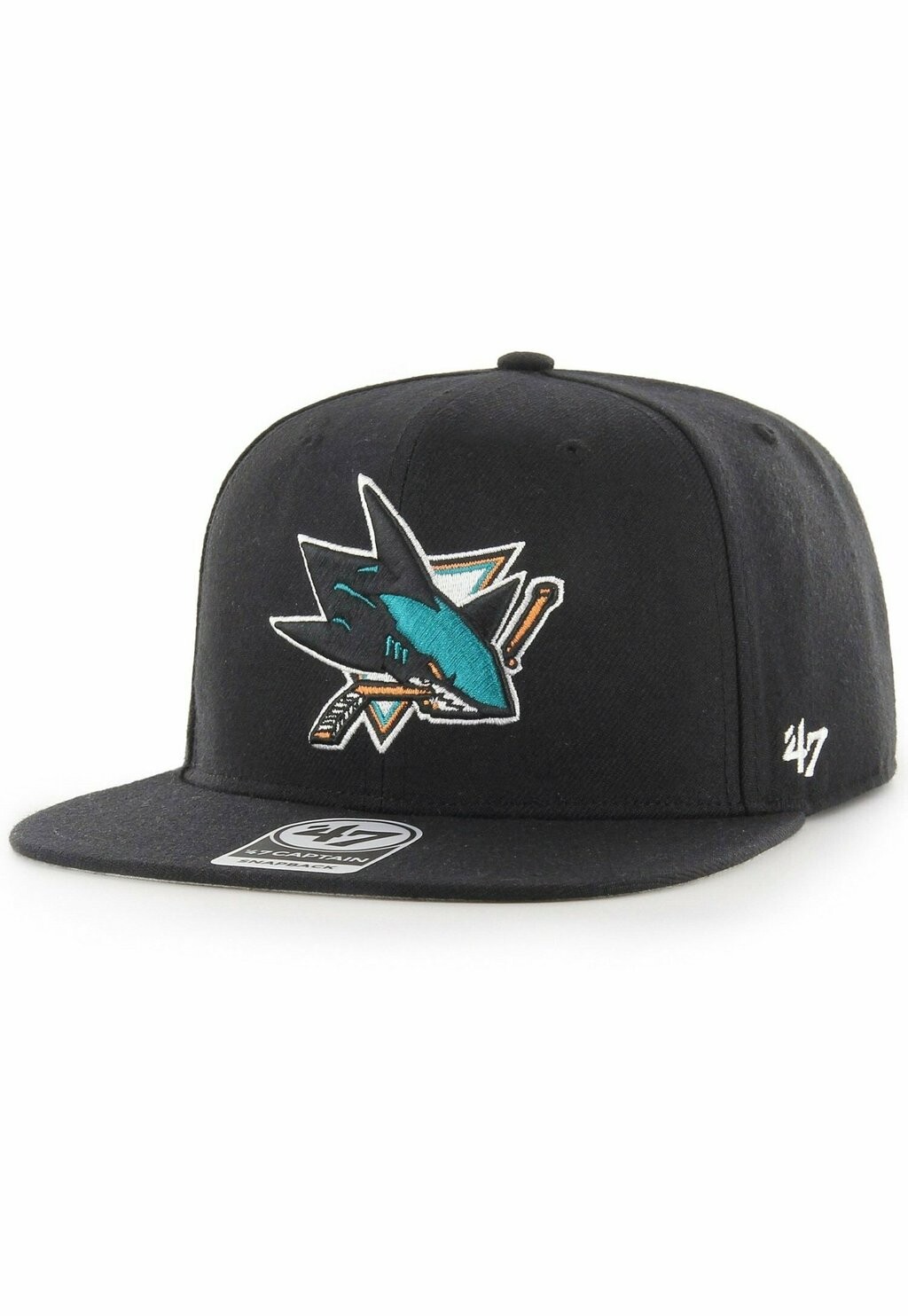 

Бейсболка CAPTAIN SAN JOSE SHARKS '47, черный