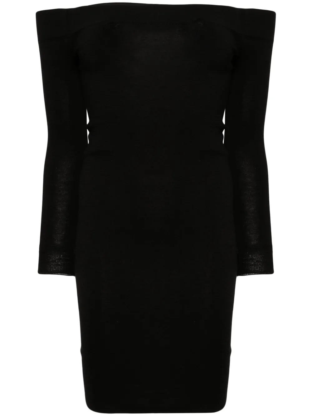 

Платье с открытыми плечами TOM FORD, черный