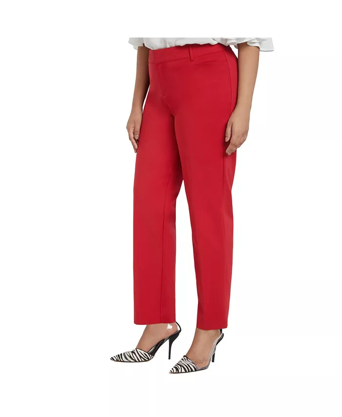 

Брюки Kady Fit Double Weave размера Plus ELOQUII, красный