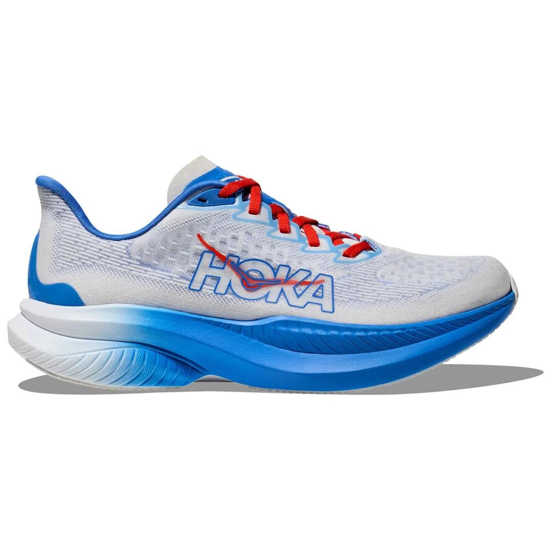 Кроссовки мужские MACH 6 с низким верхом, серые / фантомно-синие Hoka One One — фото 2