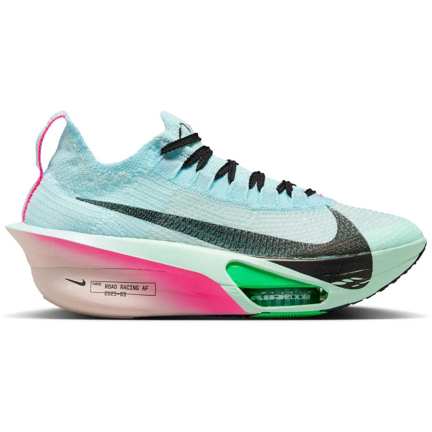 Женские беговые кроссовки Alphafly 3 Nike, Glacier Blue/Black/Mint/Green