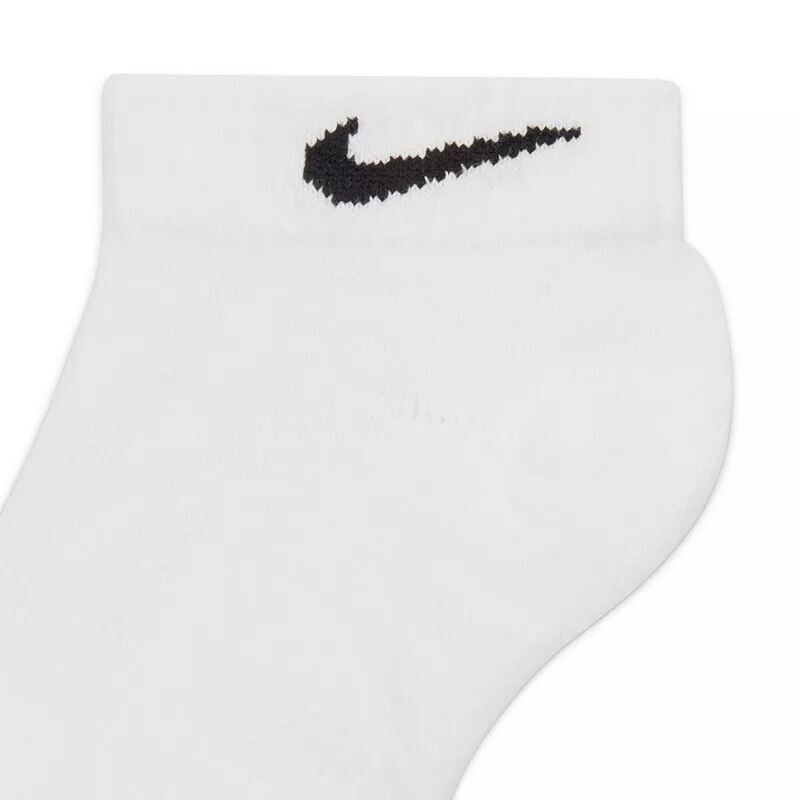 Мужские носки Nike на каждый день с мягкой подкладкой, белый — фото 4