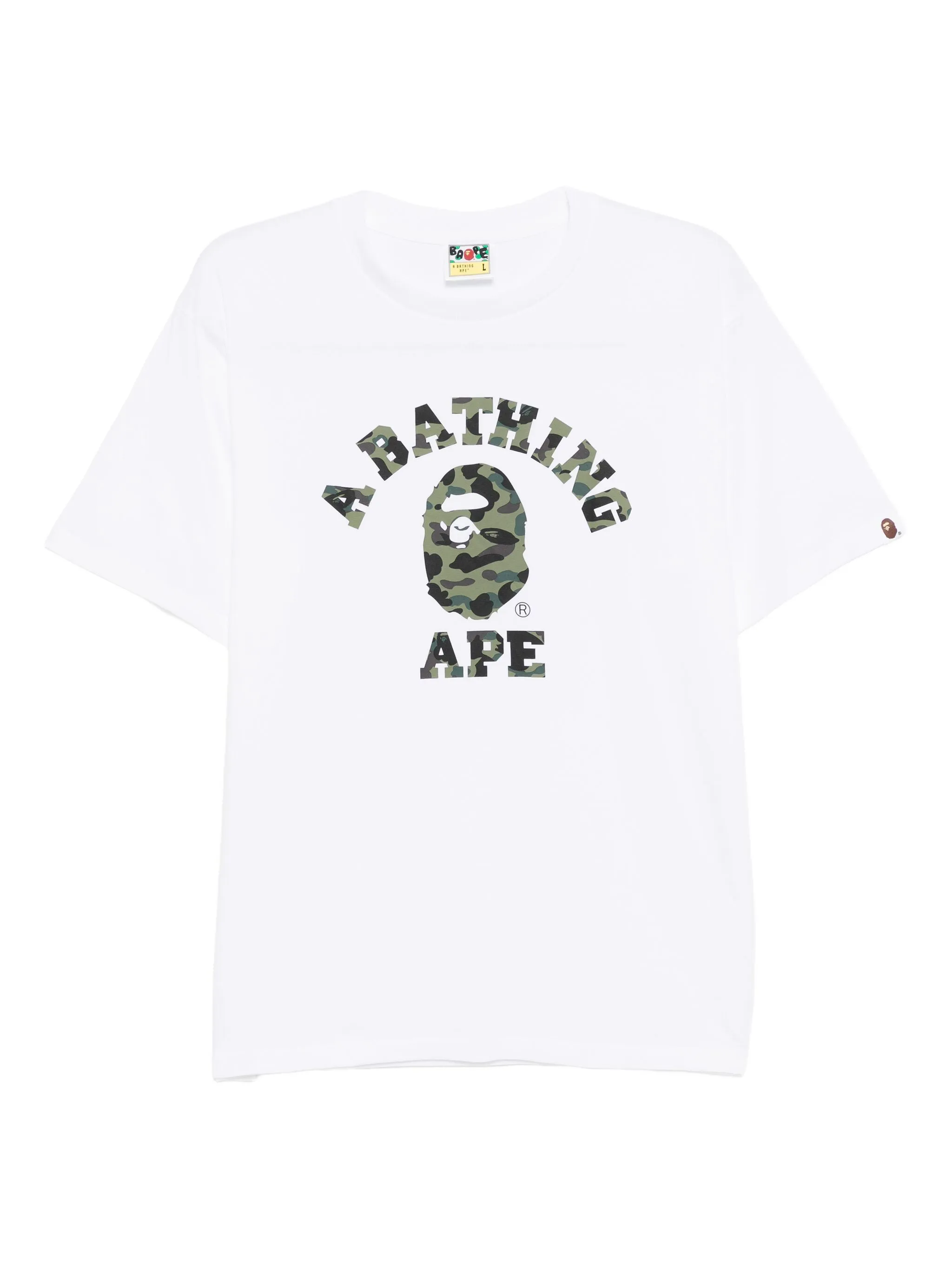 

Футболка 1st Camo College A Bathing Ape, белый