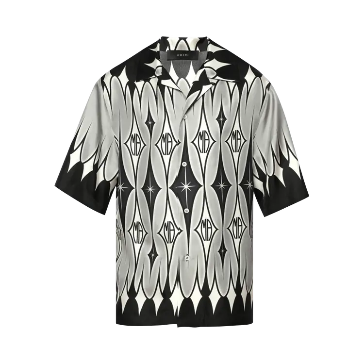 

Рубашка Amiri Arygle Printed Short-Sleeve 'Black', черный