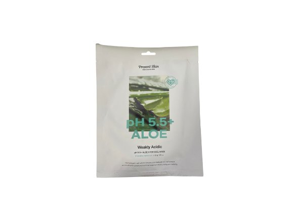 

Present Skin, Aloe ph 5.5+, слабокислотная, гидрогелевая тканевая маска с алоэ