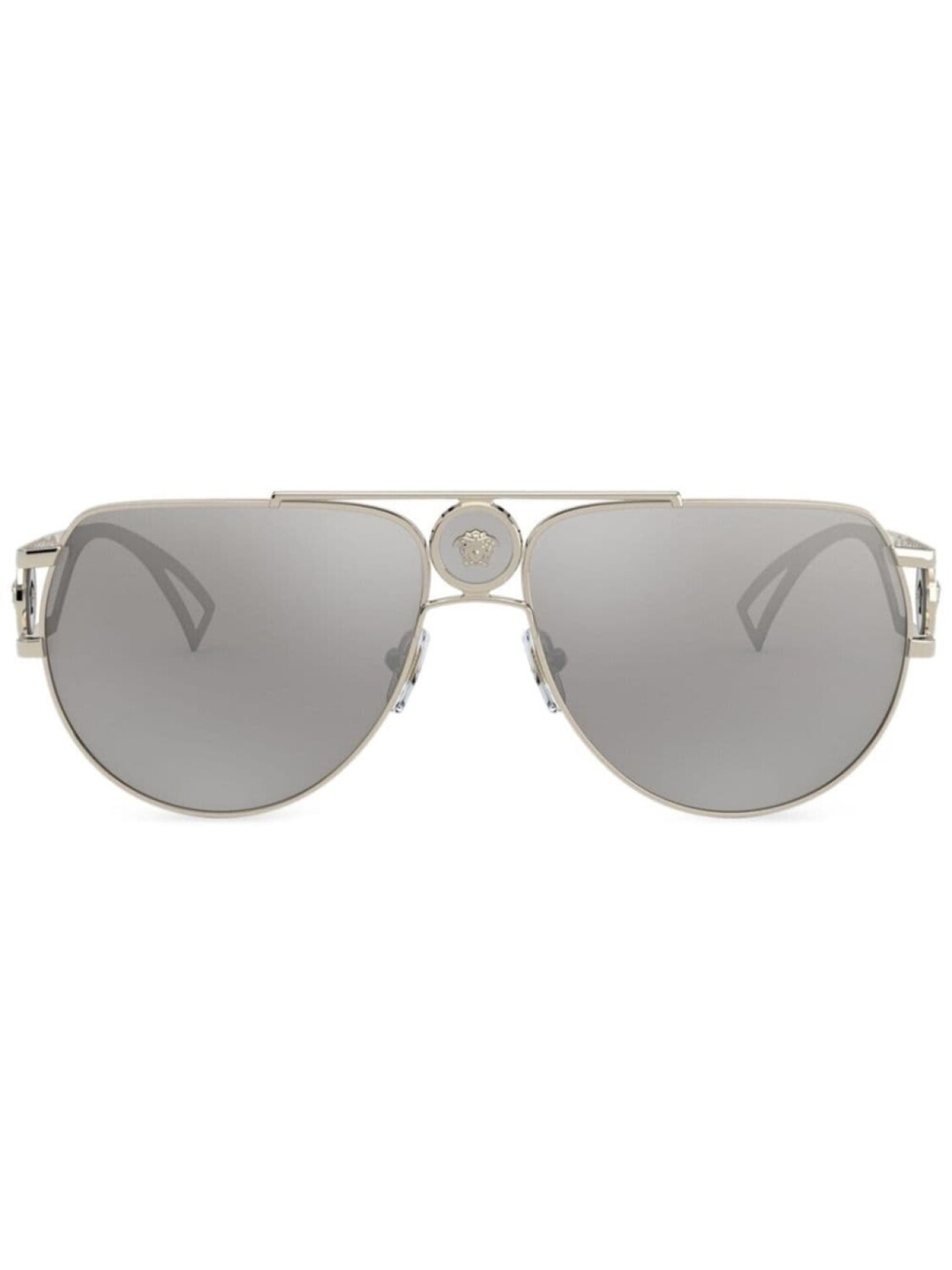 

Солнцезащитные очки-пилоты с декором Medusa Versace Eyewear, золотой