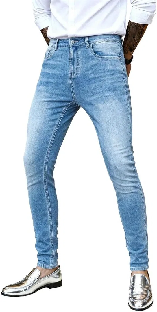 Джинсы синие Slim Fit, G03lan