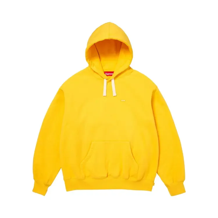 Толстовка Supreme Small Box Drawcord Hooded Sweatshirt 'Yellow'