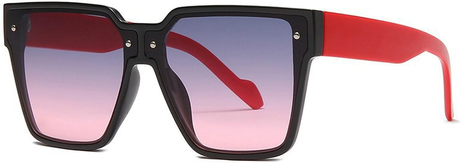 

Солнцезащитные очки в стиле ретро квадратной формы для женщин и мужчин, модель 2025, большие солнцезащитные очки с градиентным переходом цвета, модные женские очки mincl, C5