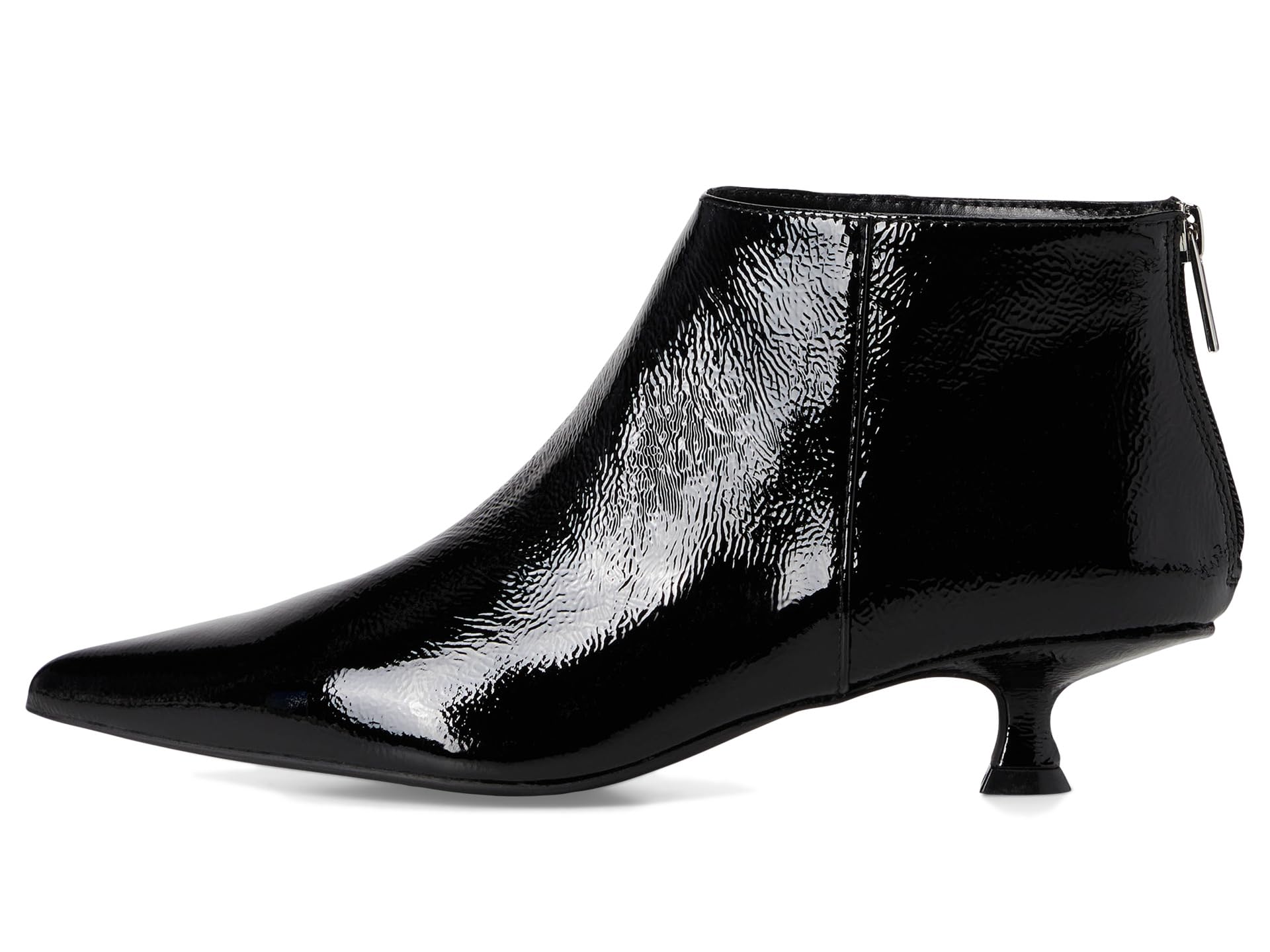 Женские ботильоны Steve Madden Grant низкие с каблуком-рюмочкой, черный — фото 4