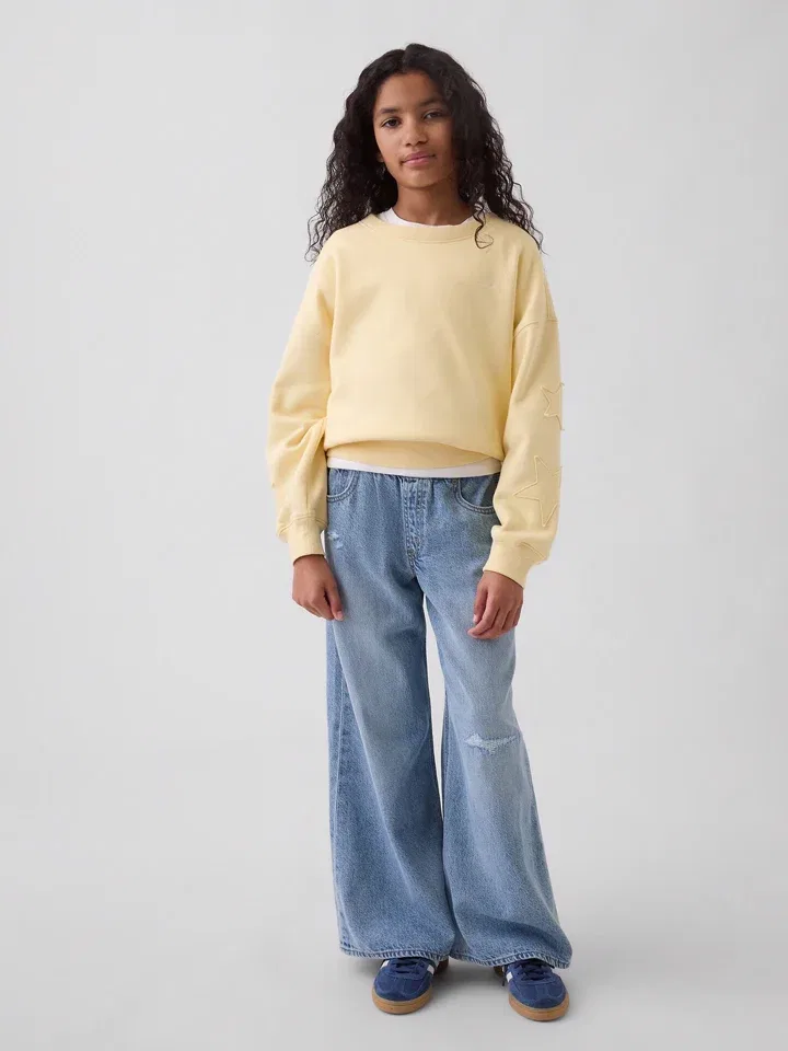 Свитшот с аппликацией GAP, желтый