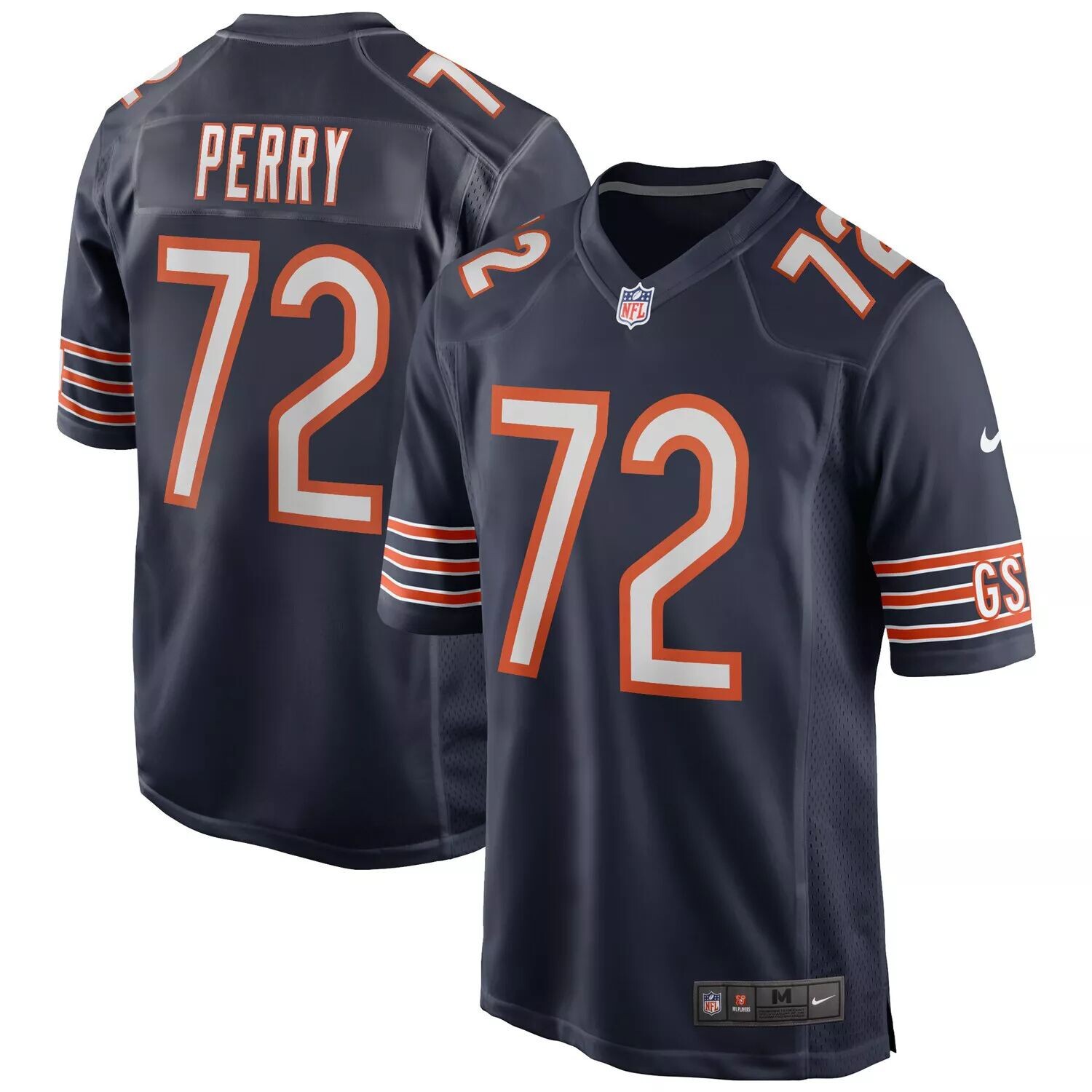 

Мужская майка для пенсионеров William Perry Navy Chicago Bears Game Nike