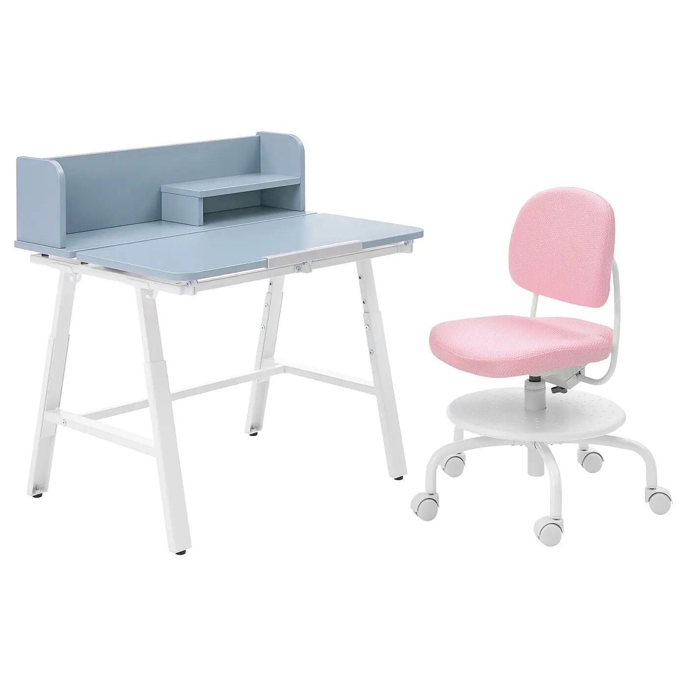 

Детский стол и стул PIPLÄRKA/VIMUND IKEA, розовый