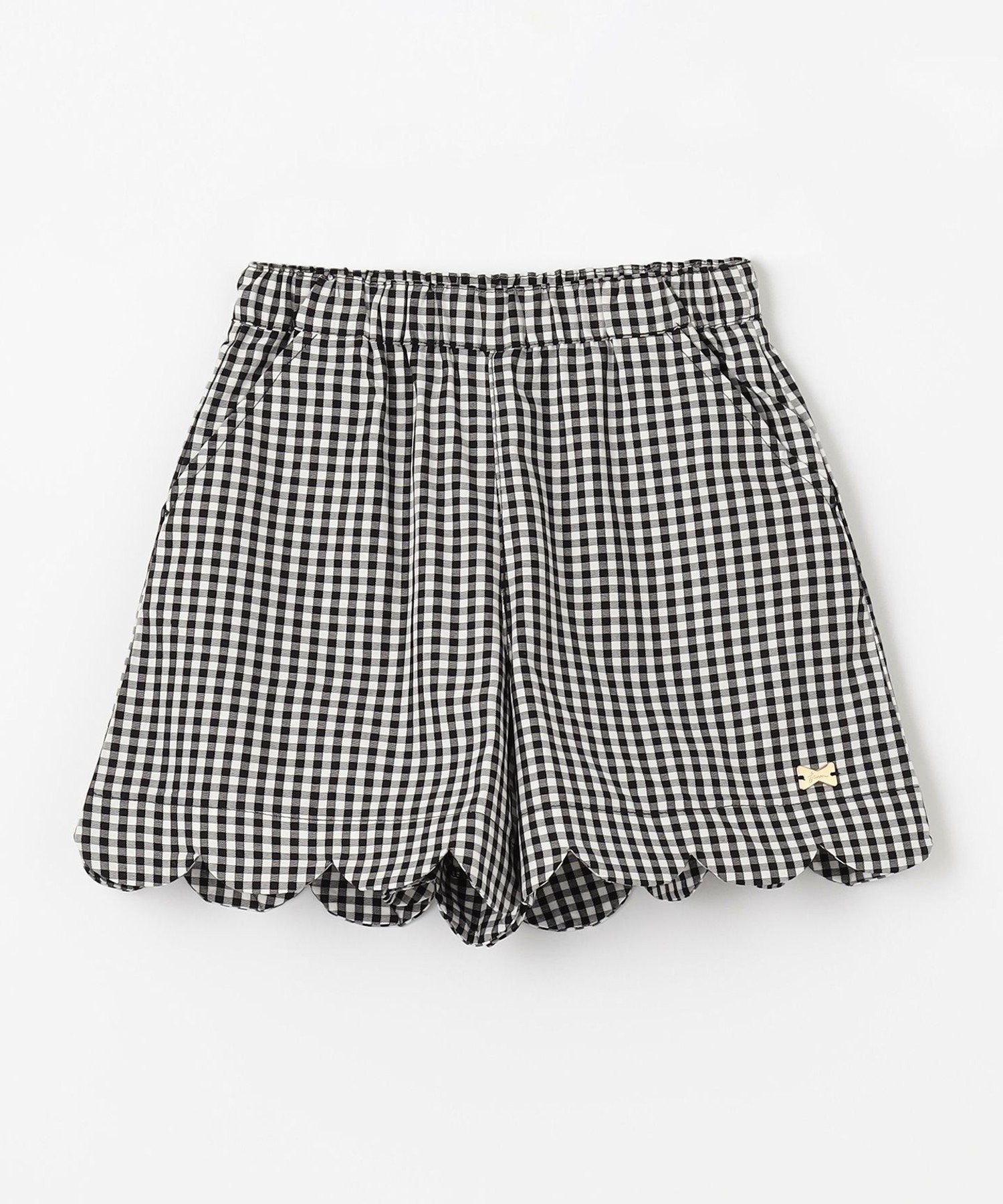 Шорты с фестончатым краем ANY KIDS, Gingham [305] — фото 2