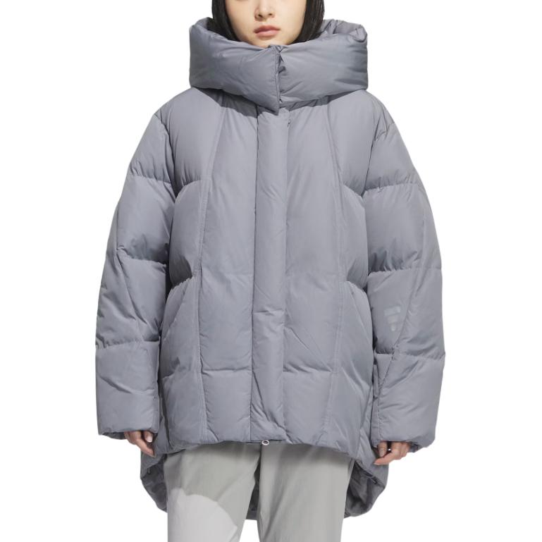 Куртка FOS FW25 Down женская Adidas, светло-серый — фото 2
