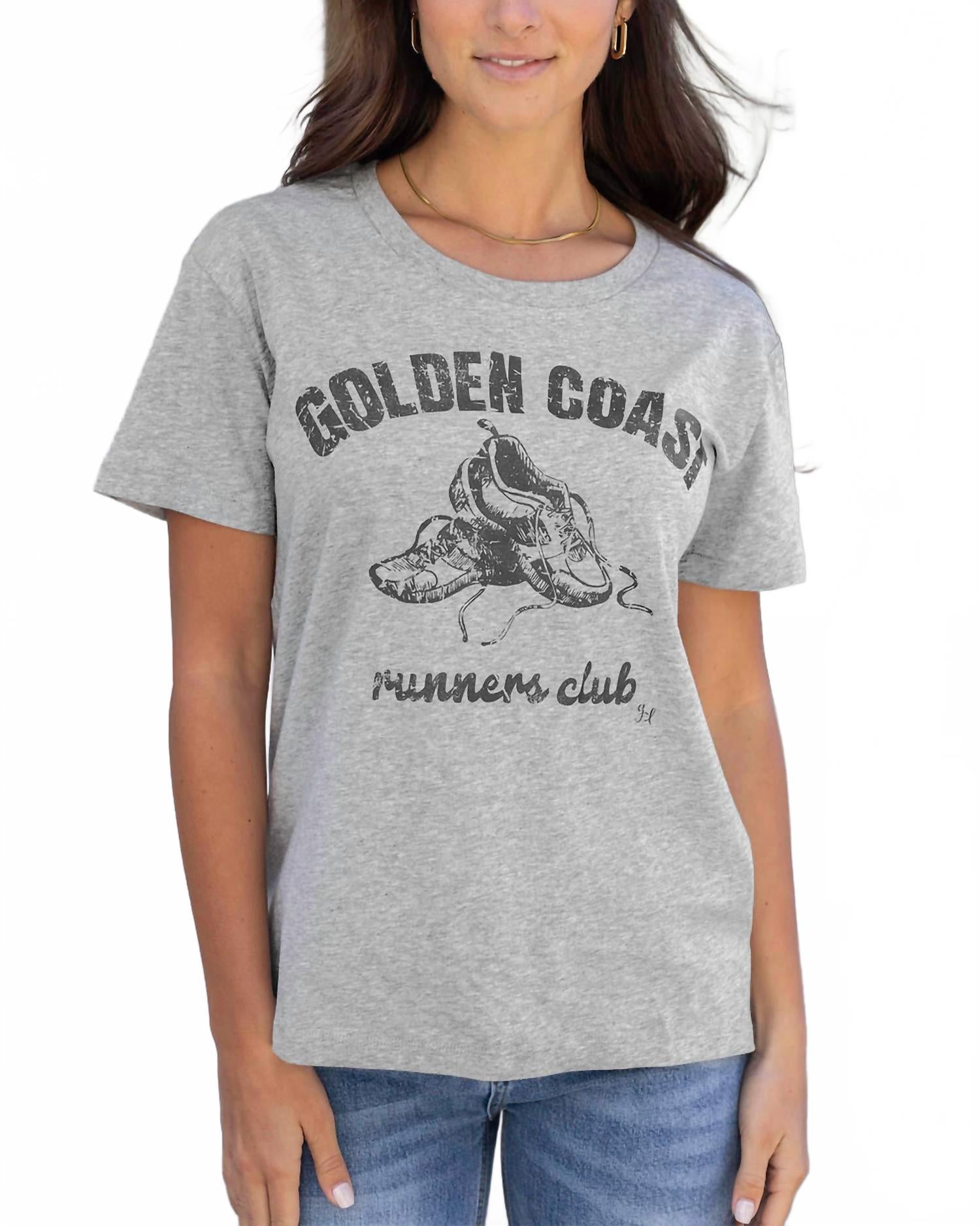 

Футболка Vintage Fit с принтом Runner's Club на каждый день Grace and Lace, Runner'S Club