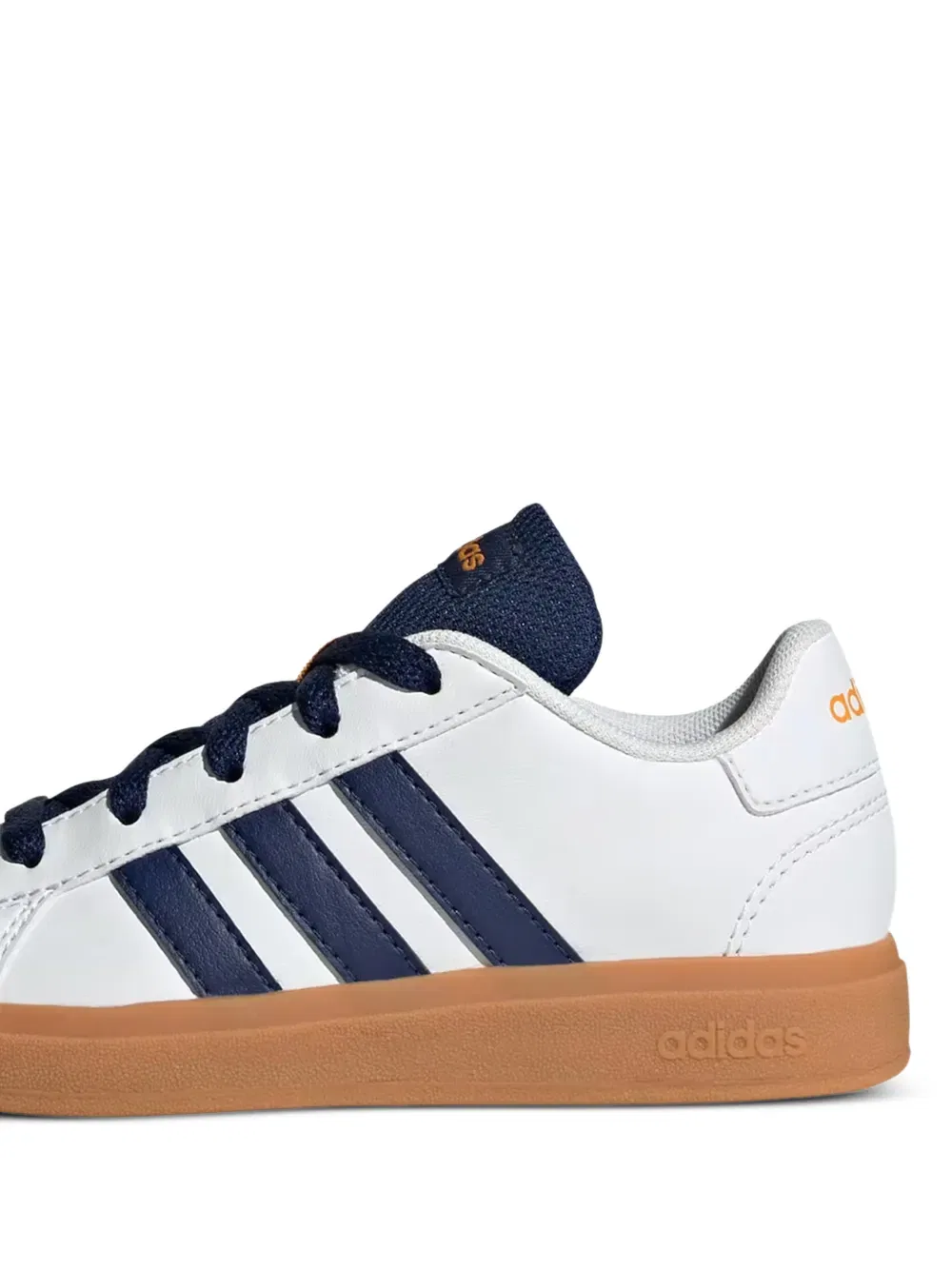 Кроссовки в полоску в стиле Grand Court Adidas Kids, белый — фото 2