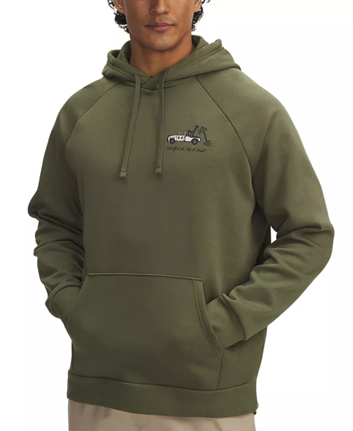 

Мужской толстовка UA Rival Fleece HBR Logo Under Armour, зеленый