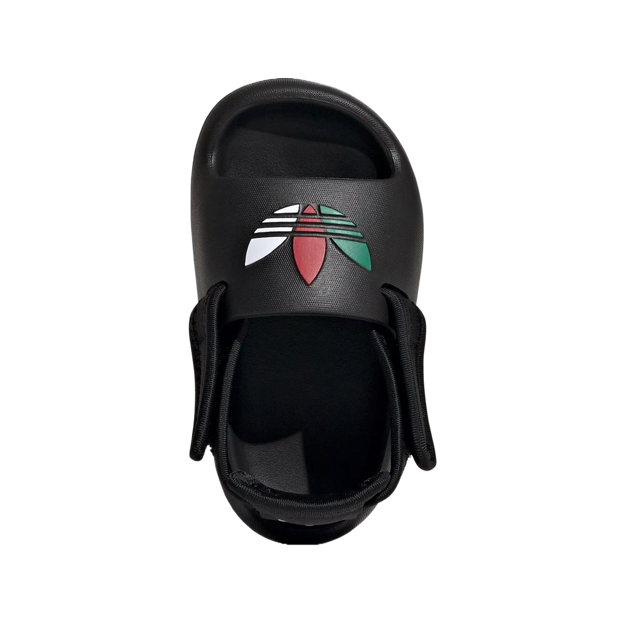 Обувь для малышей ADIFOM ADILETTE для младенцев и малышей Adidas Originals, черный — фото 4