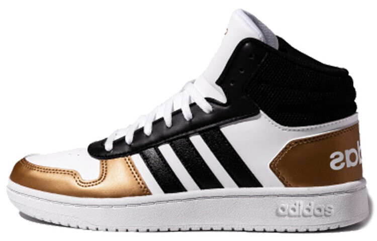 

Кроссовки Adidas Neo Neo Hoops 2.0 Mid 'Black White Gold' Women's