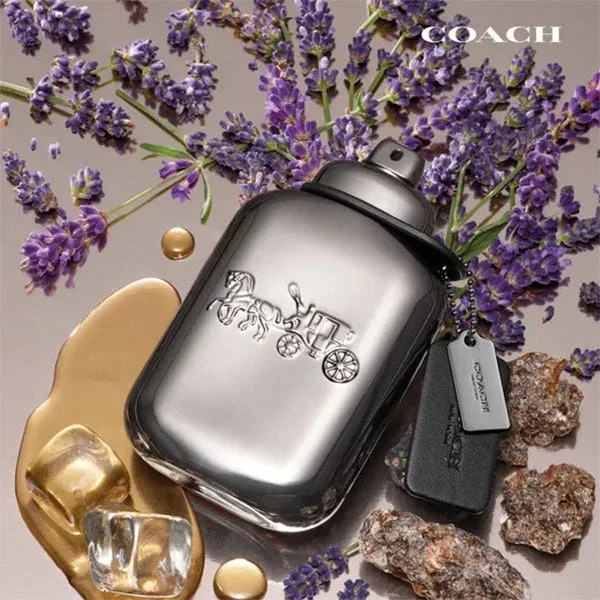 Парфюмерная вода для мужчин COACH Man Pure Platinum Parfum 100 мл — фото 3