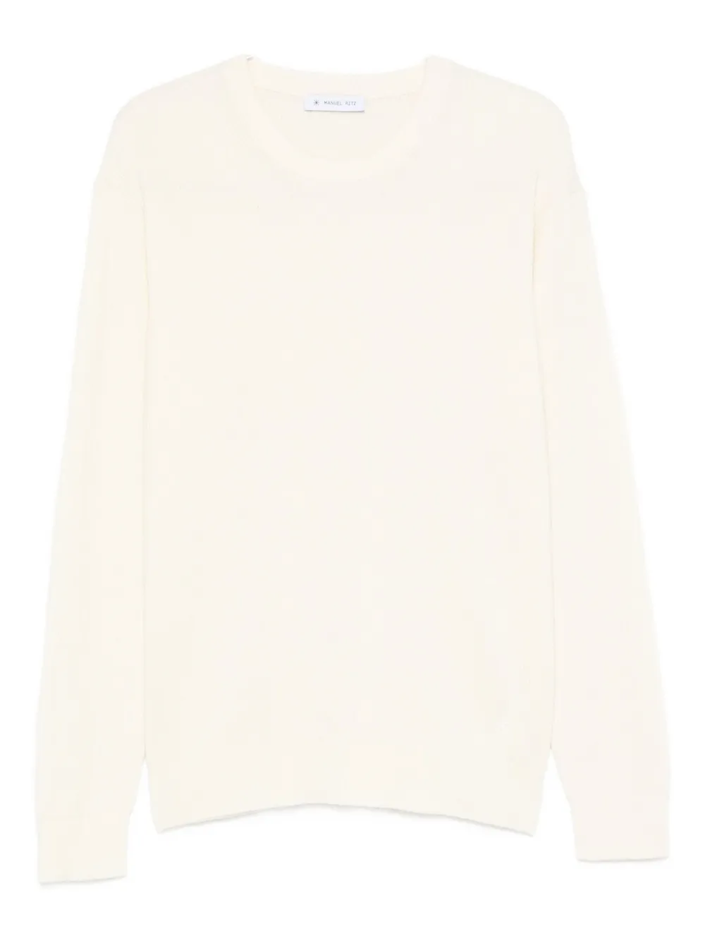 

Джемпер из мериносовой шерсти с круглым вырезом Manuel Ritz, нейтральный