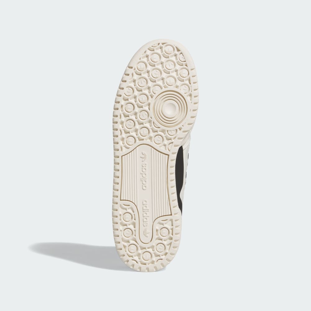 Кроссовки Adidas Forum Low CL Shoes, цвет Off White/Core Black/Off White — фото 3
