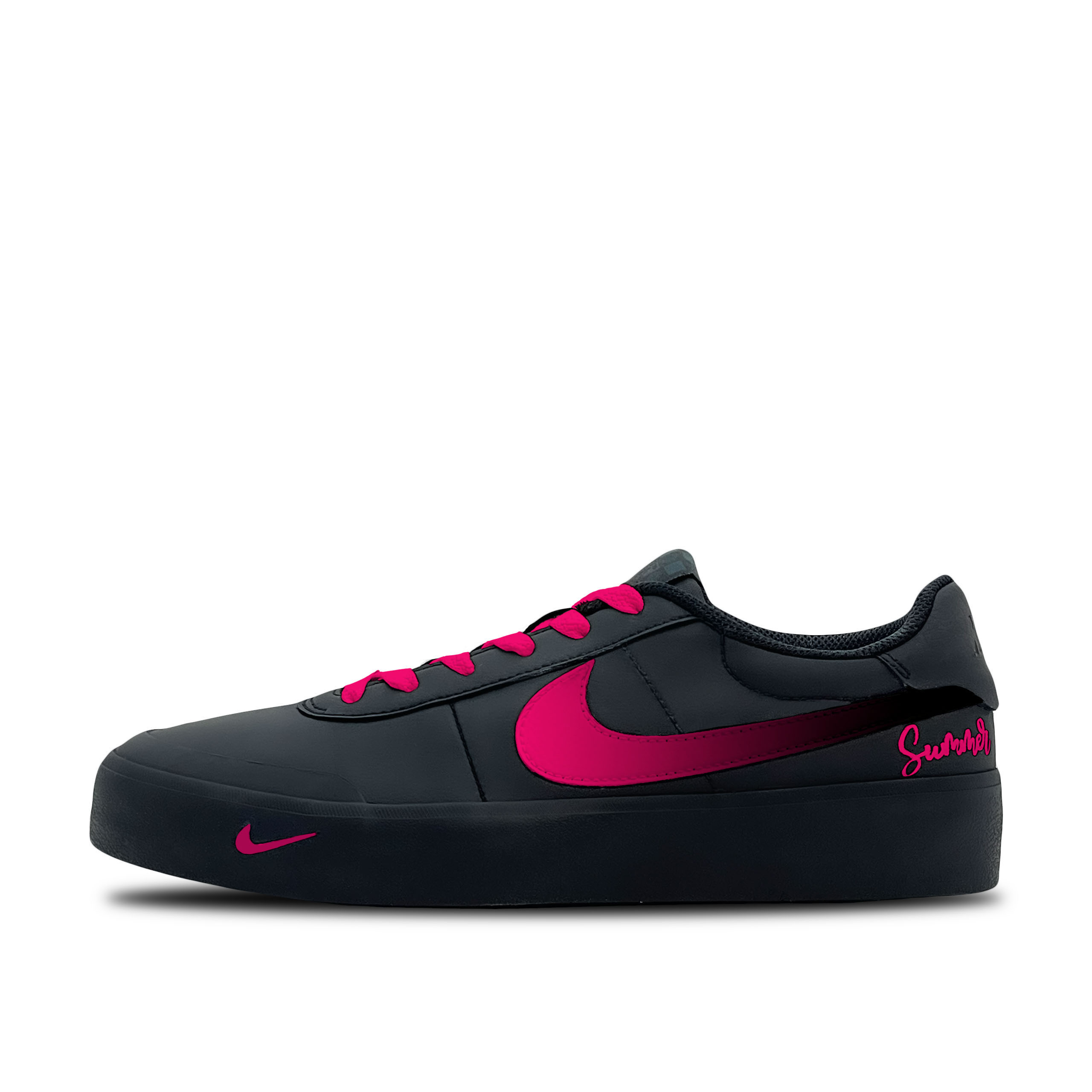 

Nike Кроссовки Court Shot Dark Night Red Shadow с низким верхом, устойчивые к истиранию, мужские, черно-красные