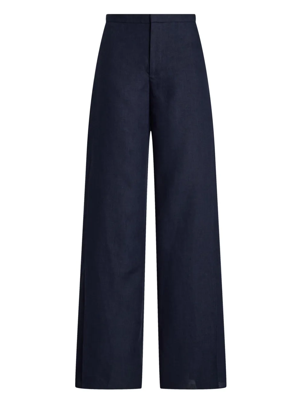 

Льняные брюки прямого кроя Ralph Lauren Collection, синий