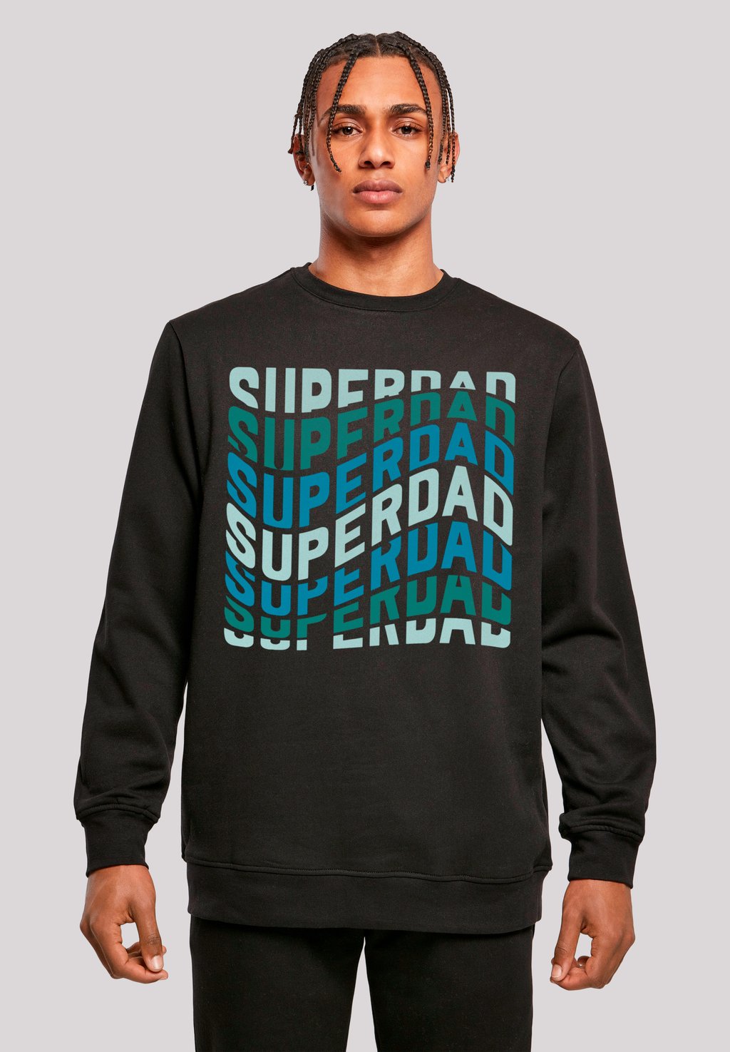 

Толстовка SUPER DAD RETRO TREND VATERTAGS DESIGN FÜR PAPAS F4NT4STIC, черный