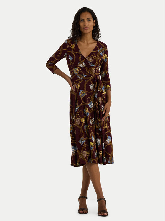 

Платье облегающего кроя для повседневной носки 250951440001 Lauren Ralph Lauren, красный