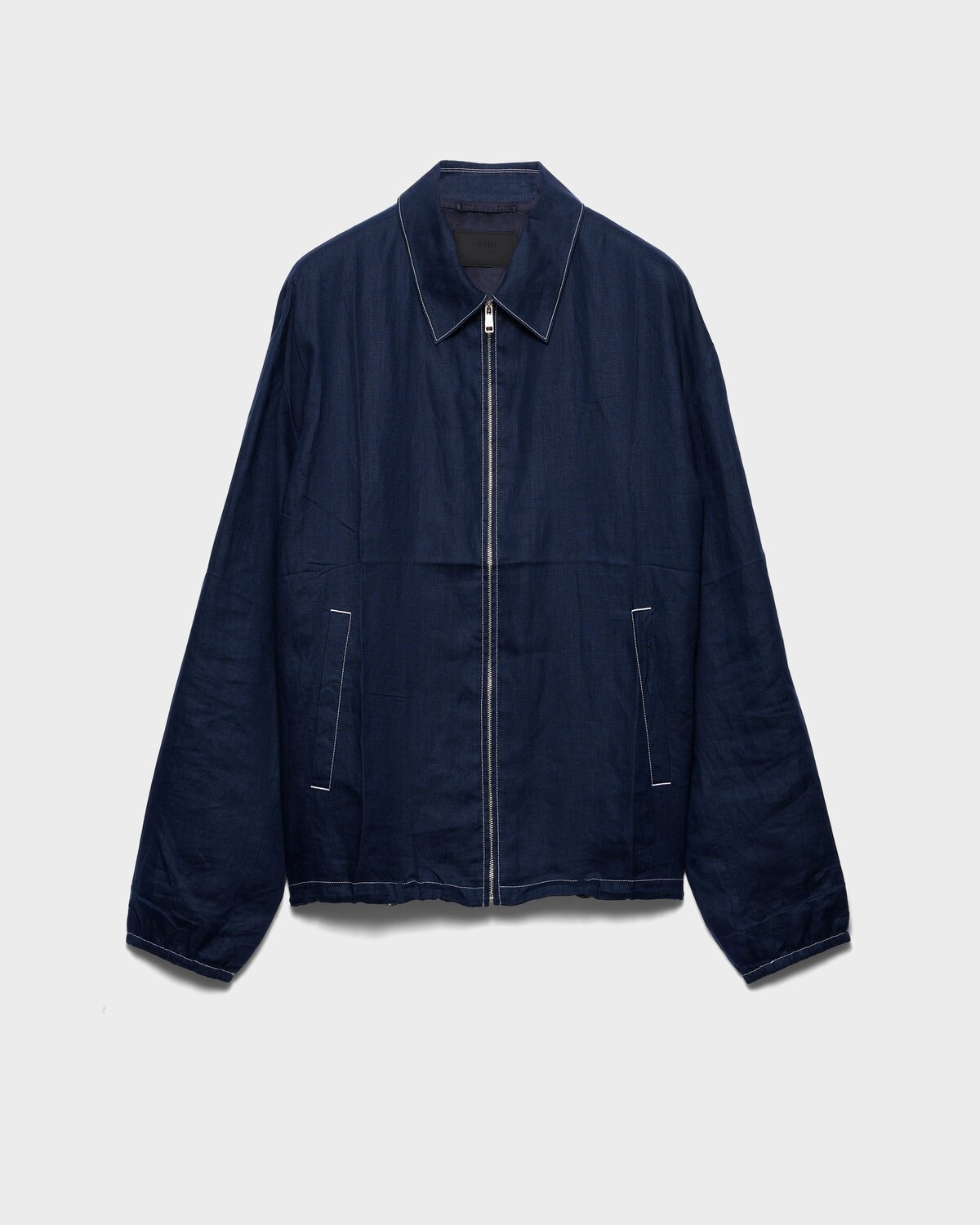 

Хлопковая куртка-бомбер Prada, синий