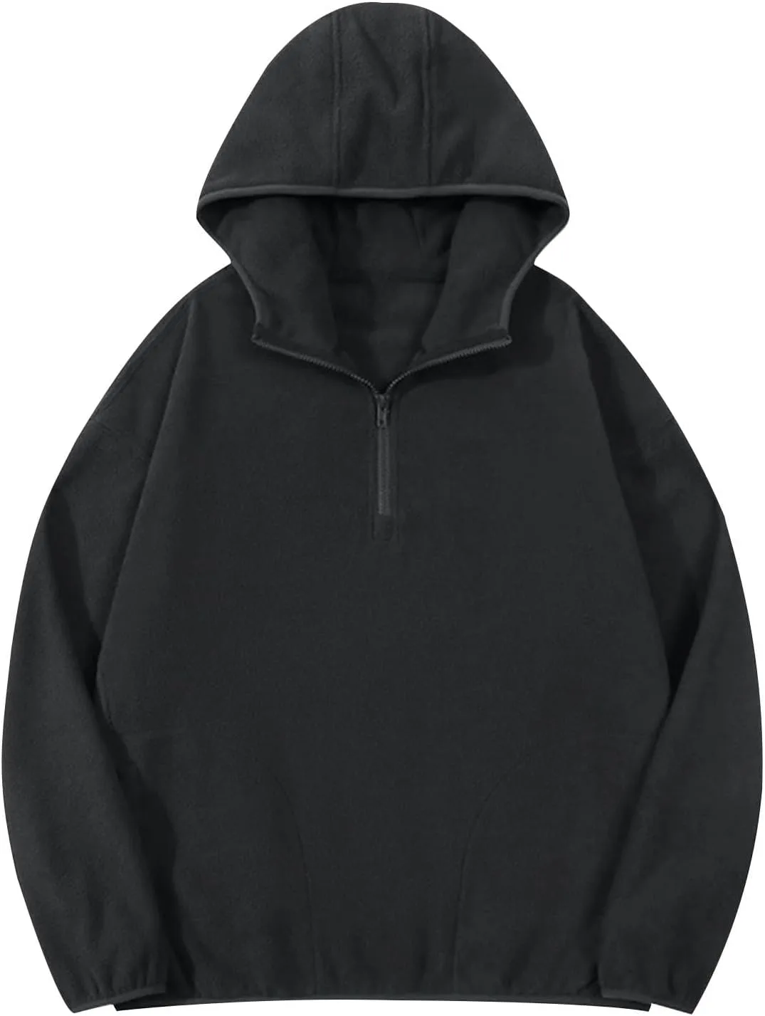 

Мужская толстовка с капюшоном Half Zip Plus Fleece, зимняя, теплая