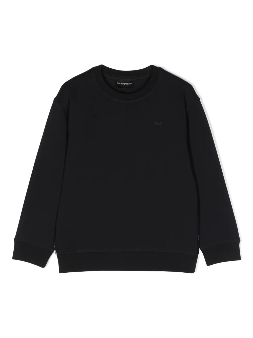 

Толстовка из джерси с круглым вырезом Emporio Armani Kids, синий