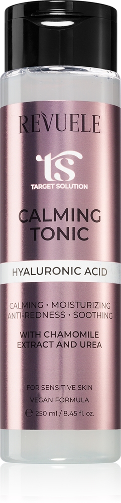 

Успокаивающий тоник Target Solution для лица с гиалуроновой кислотой Revuele, 250 мл