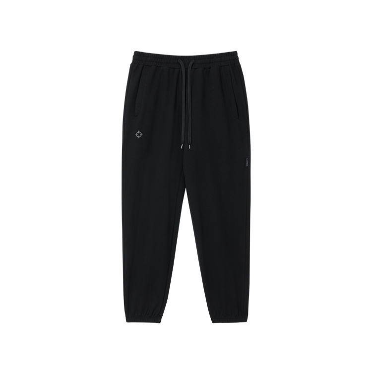 

Осенне-зимние трикотажные спортивные брюки унисекс RIGORER, Pure Black (Fleece-Lined)