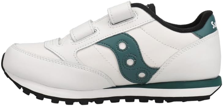 Детские кроссовки Saucony Jazz Double Hook Loop для унисекса, белый/зеленый — фото 3