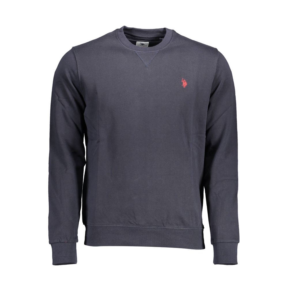 Синий хлопковый мужской свитер U.S. Polo Assn.