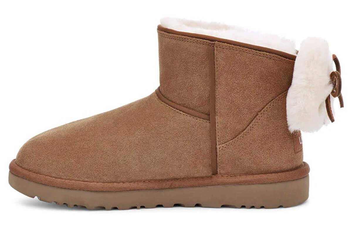 Ботинки зимние женские UGG Classic Mini, коричневый