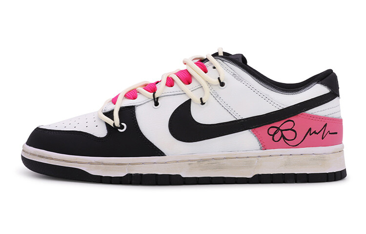 

Кроссовки Nike Dunk Skateboard Shoes Women's Low-Top Black Pink/White
