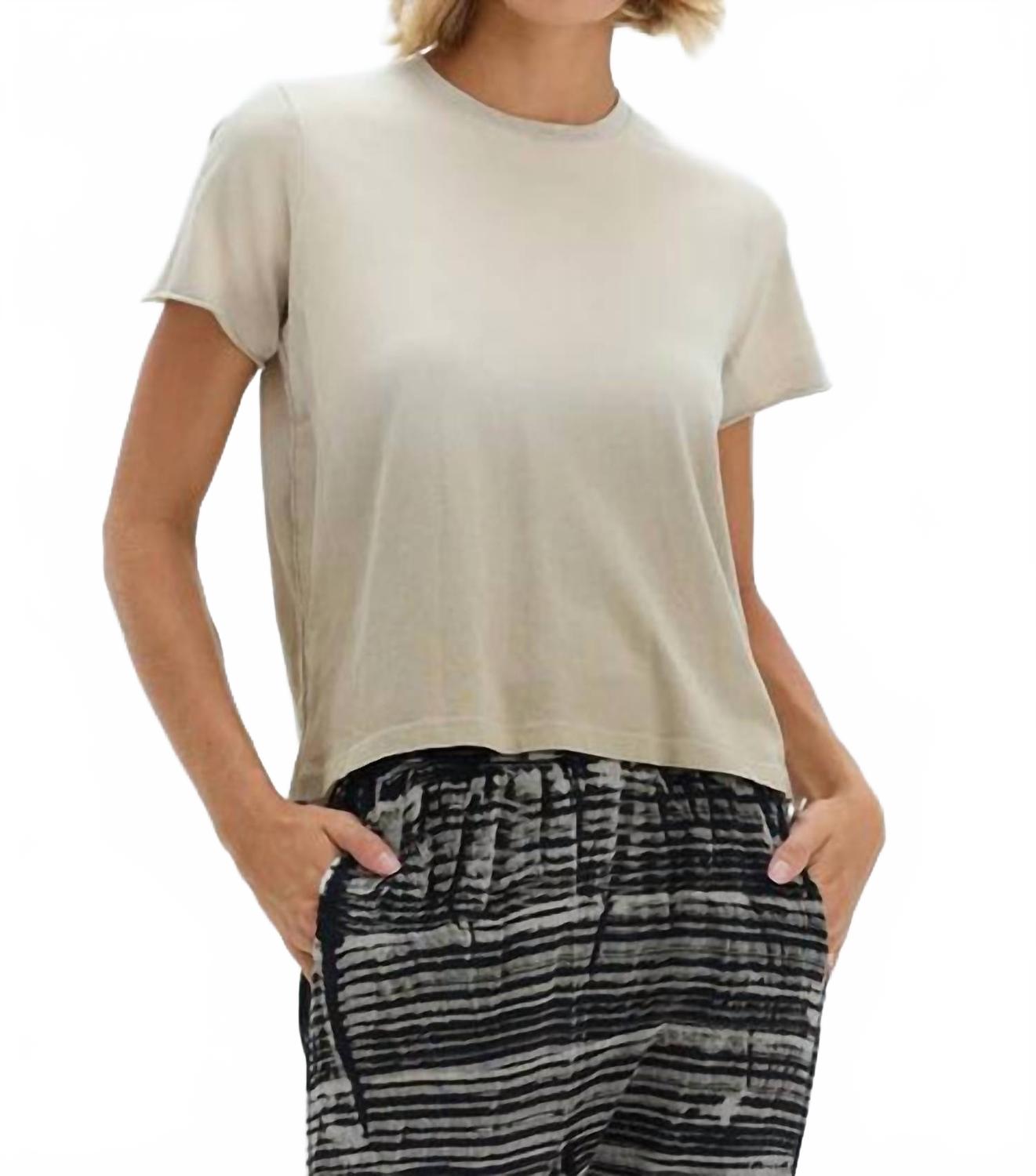 

Лиана Футболка в выцветшем песке Raquel Allegra, Faded Sand