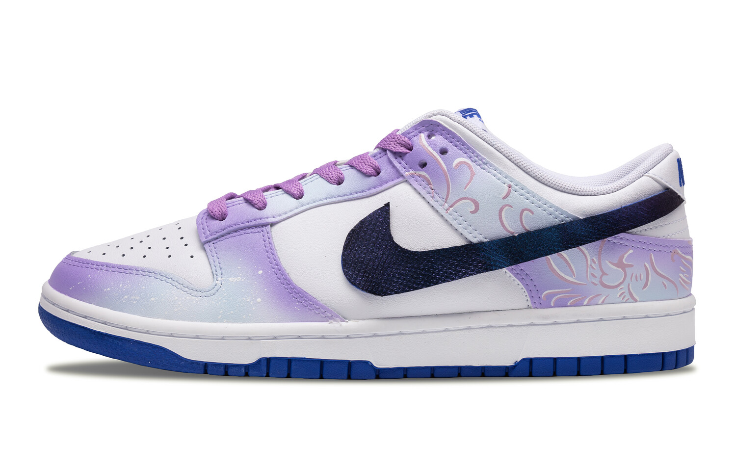 

Кроссовки Nike Dunk Skateboarding Shoes Men Low-top Blue/Purple, светло-фиолетовый