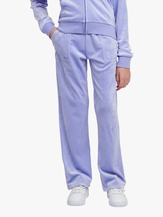 

Детские велюровые тоновые широкие джоггеры Juicy Couture, Jacaranda
