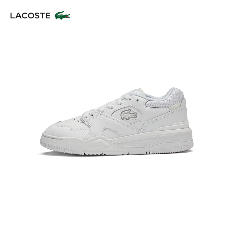 

Кроссовки женские Lacoste из крокодиловой кожи, белый