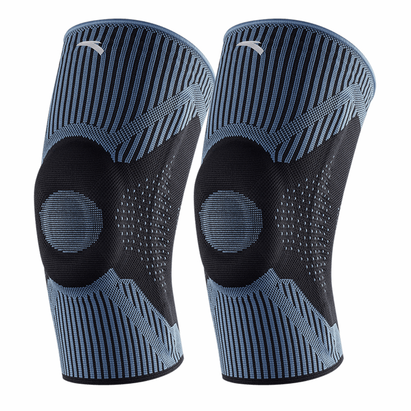 

Наколенник ANTA, 572 shock absorption model черный 2 pack[silicone protective pad+dual spring support]